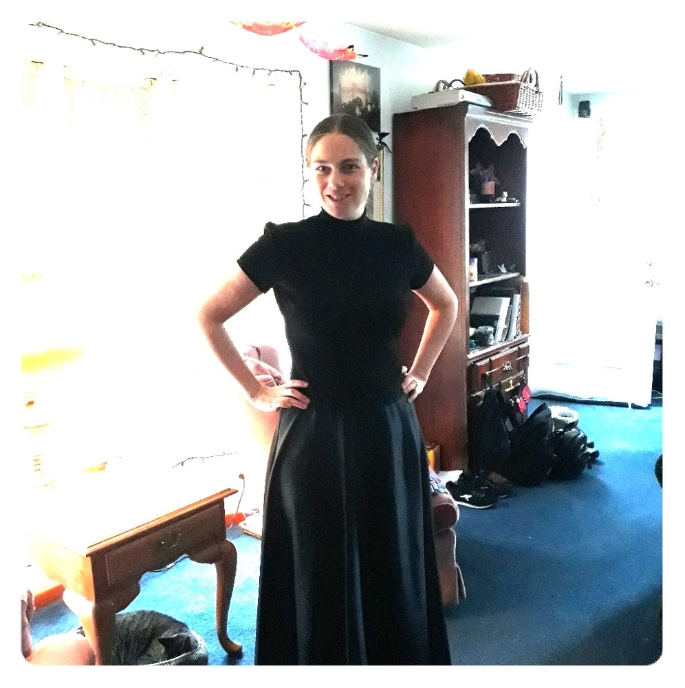 Bari Jay black formal/bridal/prom dress